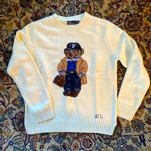 Ralph Lauren teddy bear sweater women’s